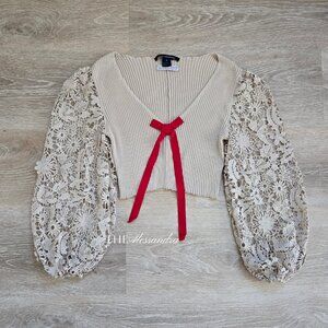 French Connection Upcycled by Armoire Sweater Rare MSRP $98 Unique & Vintage